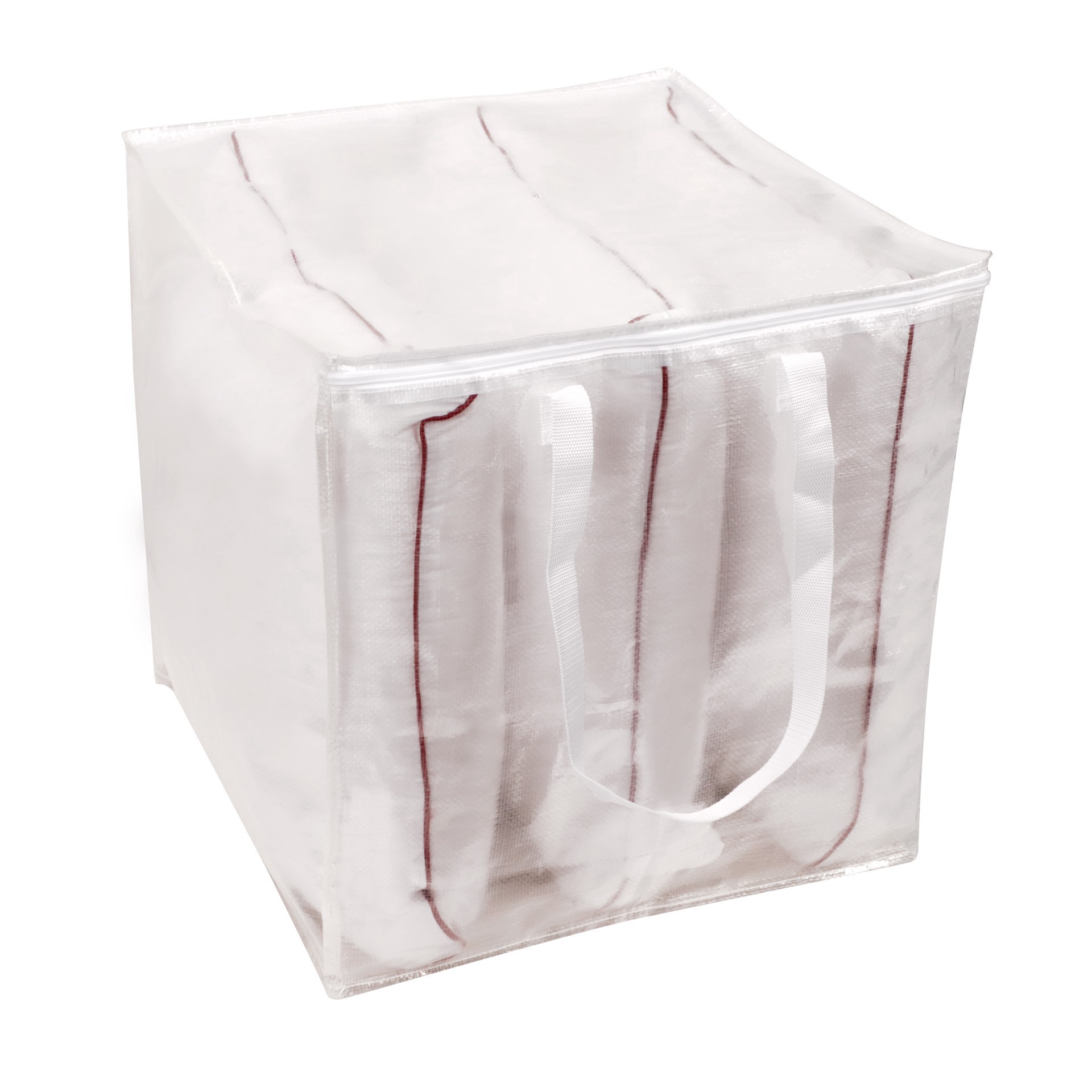 slide 5 of 6, 18" X 18" X 18" White Soft Storage Bag By Simply Tidy, 18 in x 18 in
