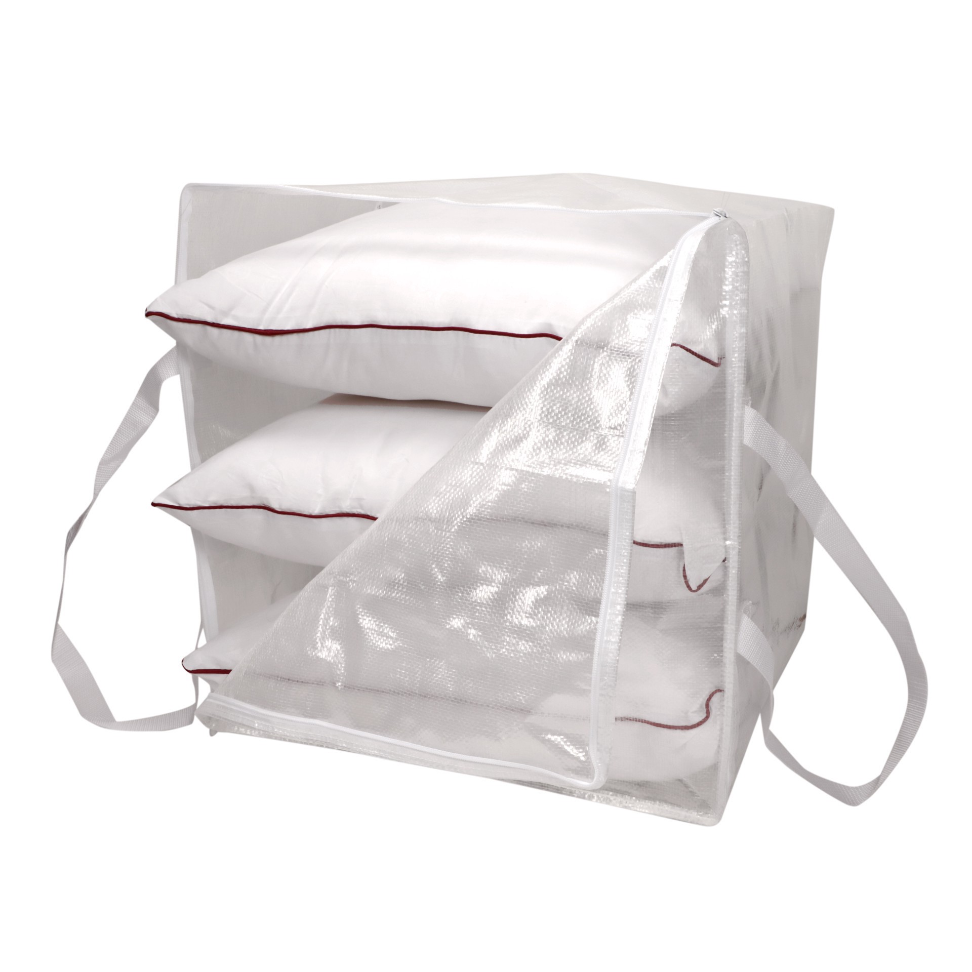 slide 3 of 6, 18" X 18" X 18" White Soft Storage Bag By Simply Tidy, 18 in x 18 in