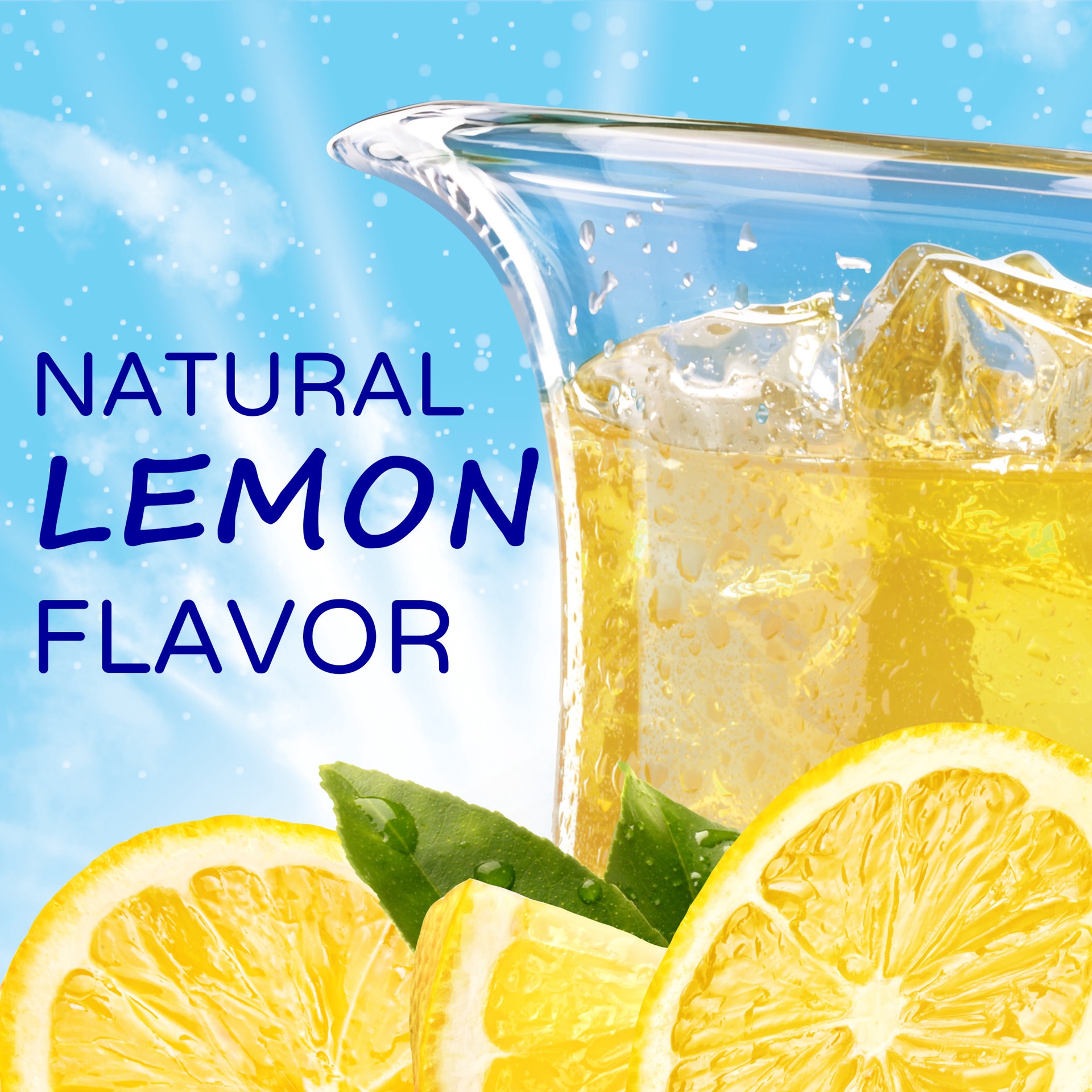 slide 2 of 5, Crystal Light Lemonade Naturally Flavored Powdered Drink Mix Pitcher Packets, 4 ct
