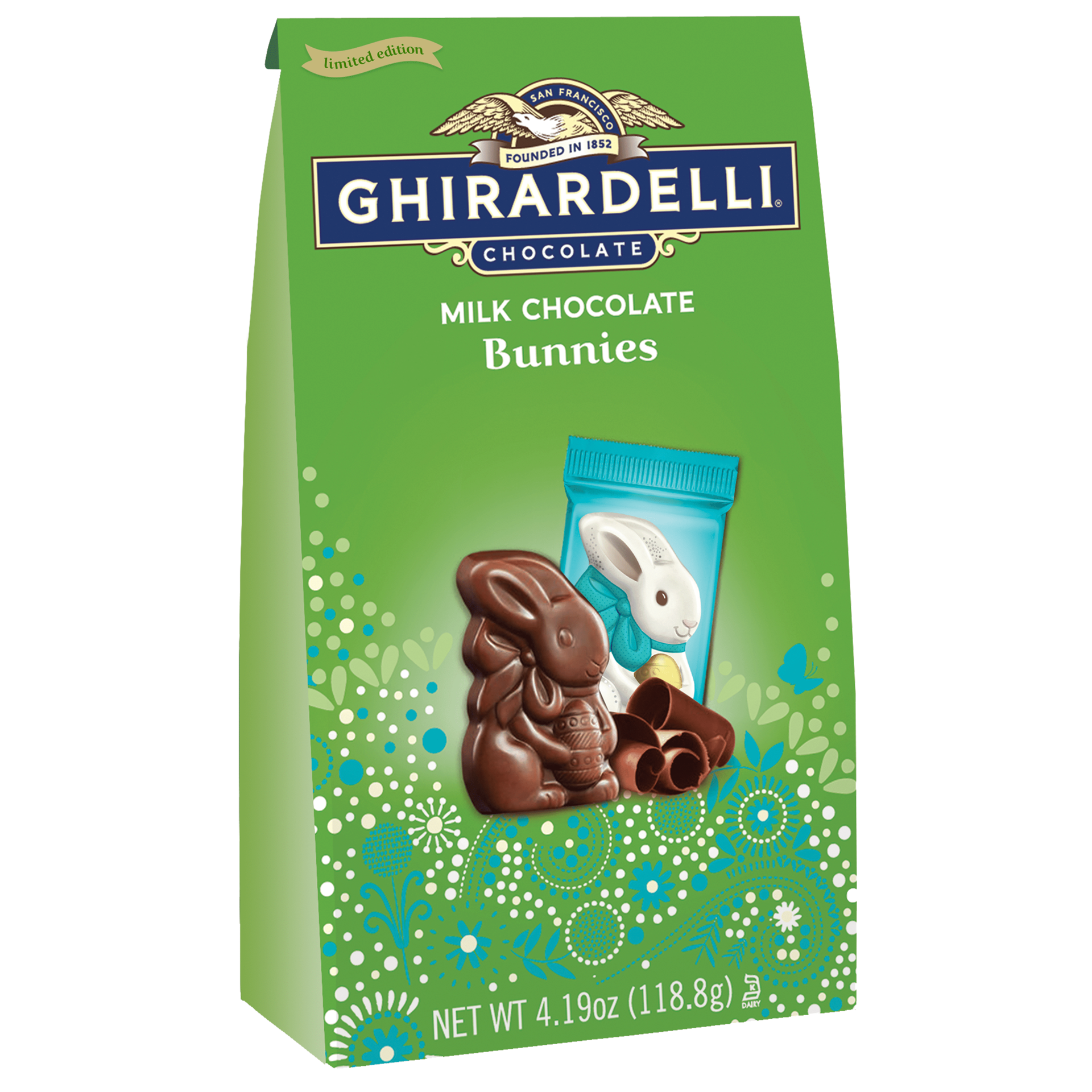 slide 1 of 5, Ghirardelli Milk Chocolate Bunny, 4.18 oz