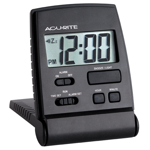 slide 1 of 1, AcuRite Digital Travel Alarm Clock, 1 ct