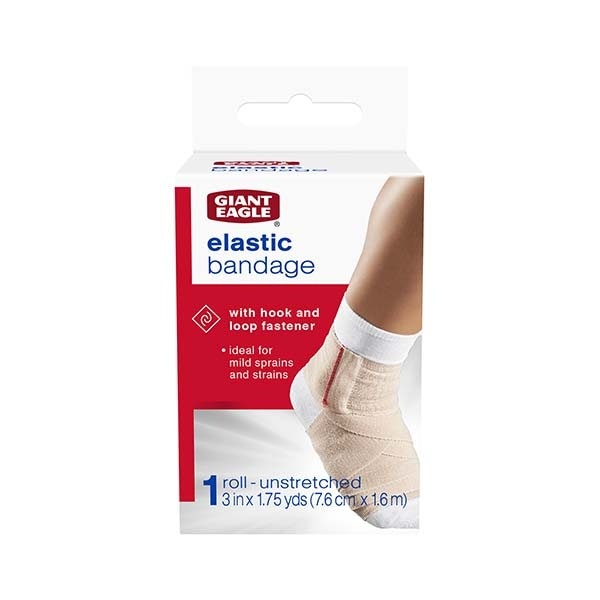 slide 1 of 1, Giant Eagle Elastic Bandage, 3 In X 1.75 Yards, 1 bc