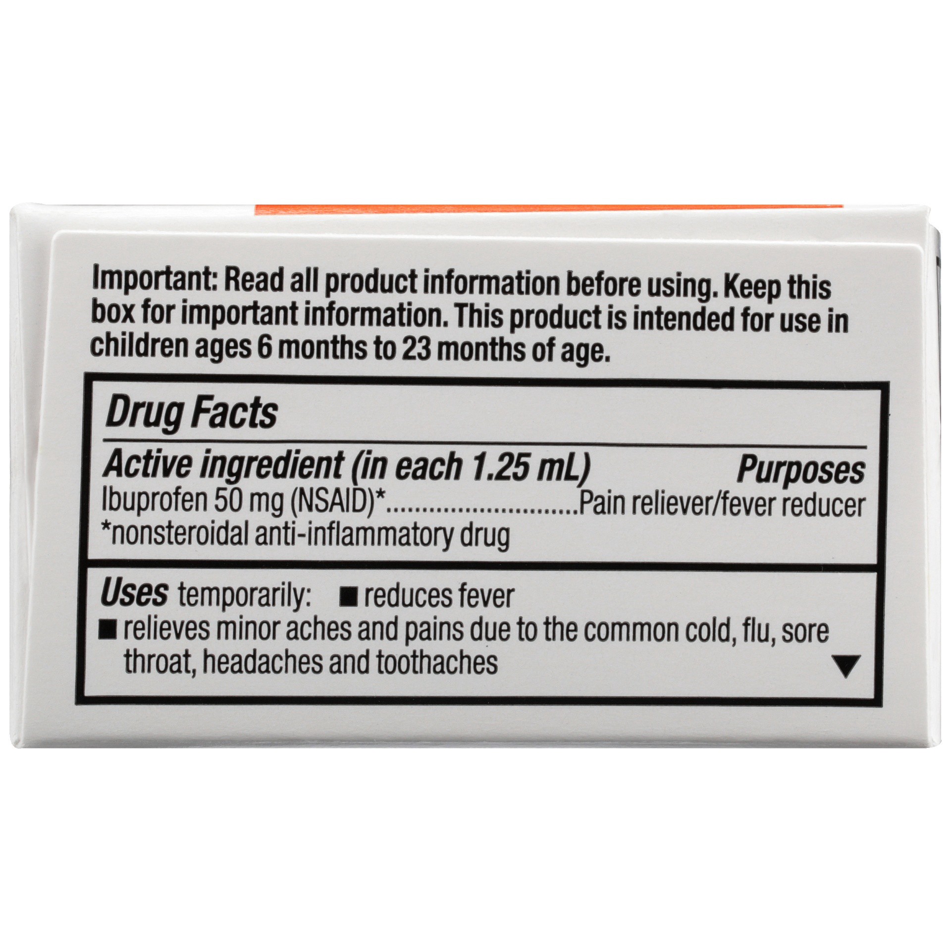 slide 15 of 15, TopCare Infants' Ibuprofen 50 Mg Pain Reliever / Fever Reducer (nsaid) Oral Suspension, Berry, 0.5 oz