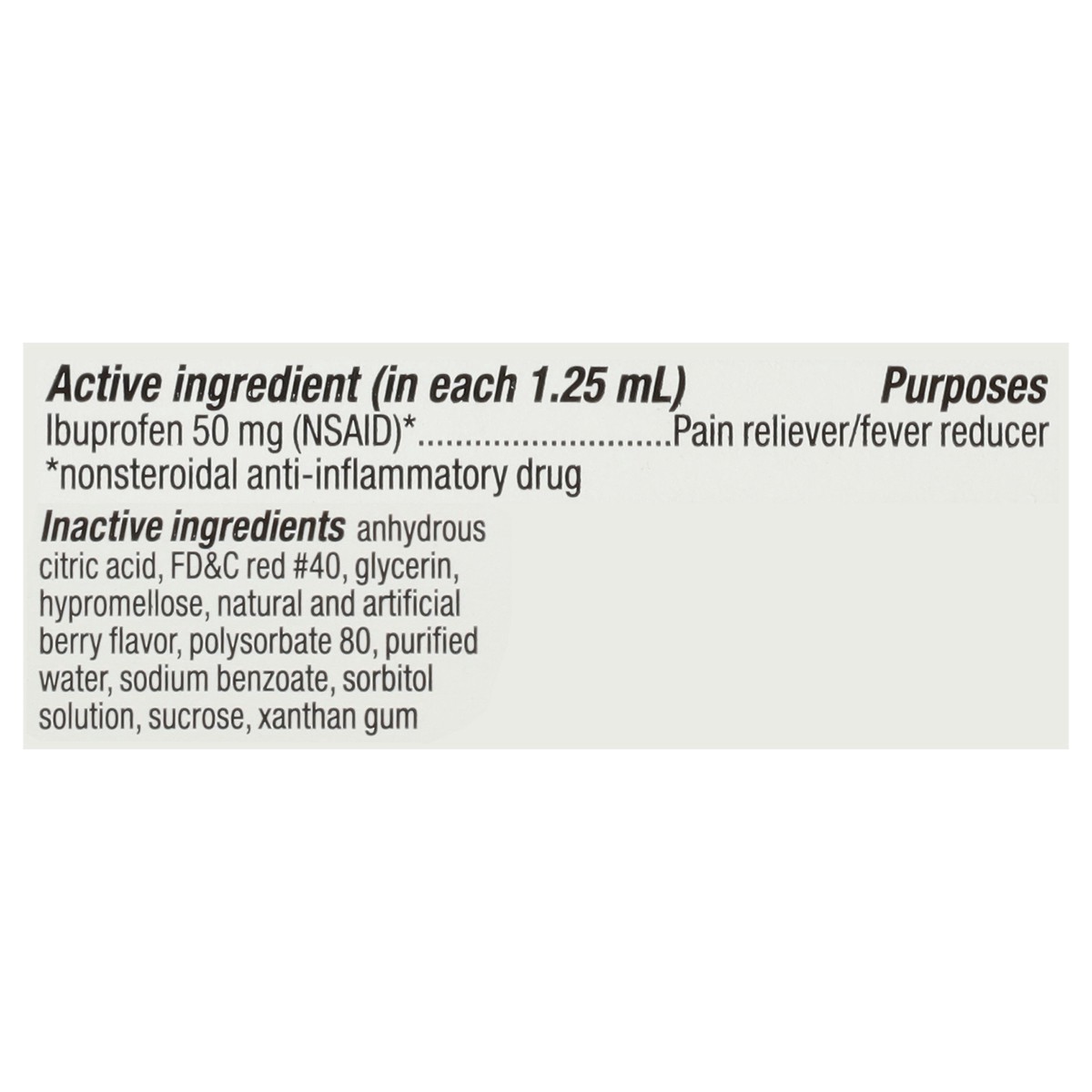 slide 5 of 15, TopCare Infants' Ibuprofen 50 Mg Pain Reliever / Fever Reducer (nsaid) Oral Suspension, Berry, 0.5 oz