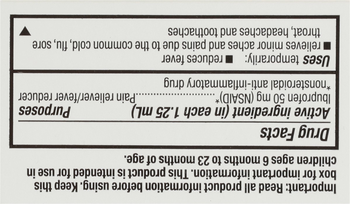 slide 6 of 15, TopCare Infants' Ibuprofen 50 Mg Pain Reliever / Fever Reducer (nsaid) Oral Suspension, Berry, 0.5 oz