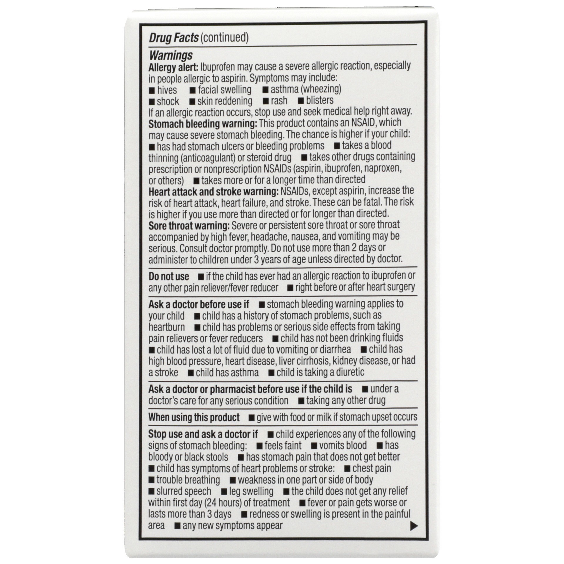 slide 3 of 15, TopCare Infants' Ibuprofen 50 Mg Pain Reliever / Fever Reducer (nsaid) Oral Suspension, Berry, 0.5 oz