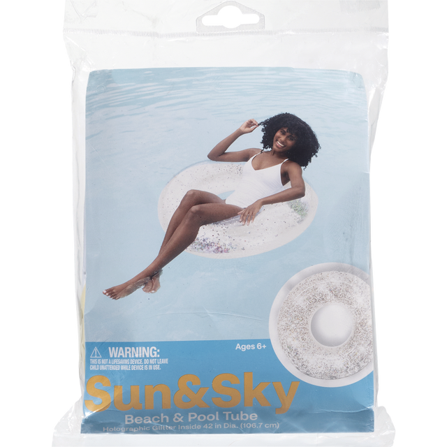 slide 1 of 1, TOYS White Glitter Tube, 1 ct