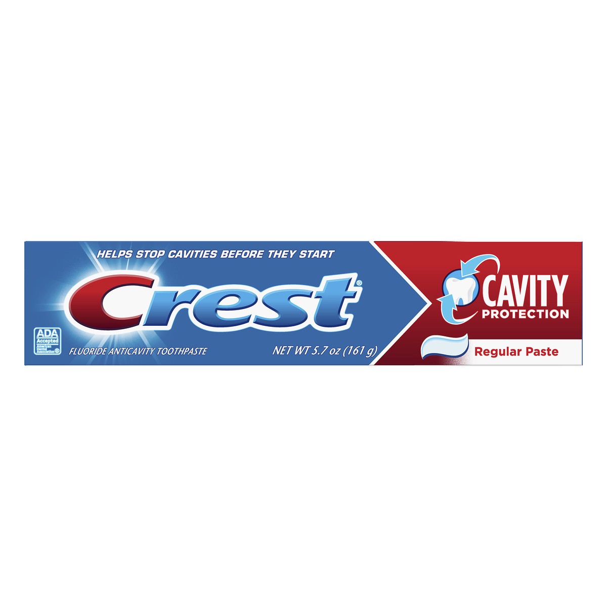 slide 1 of 1, Crest Cavity Protection Fluoride Anticavity Regular Paste Toothpaste 5.7 oz, 5.7 oz