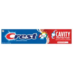 Crest Plus Cavity Protection Toothpaste, Regular Paste, 5.7 oz