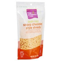 slide 3 of 29, True Goodness Plant Based Sharp Cheddar Shreds, 7 oz