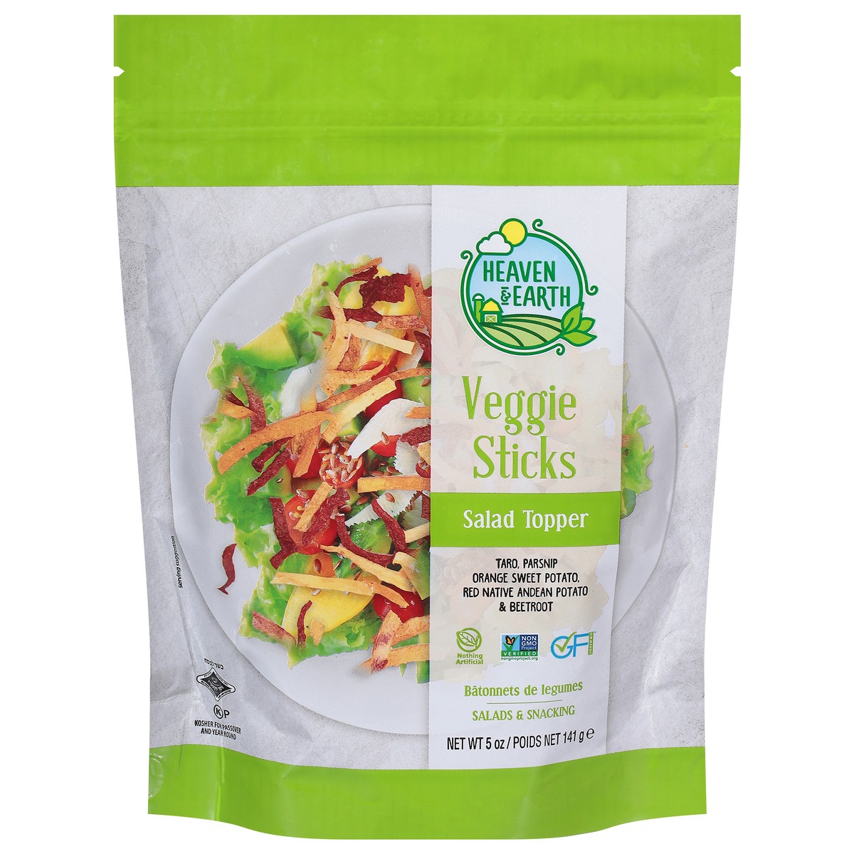 slide 1 of 9, Heaven & Earth Medley Mix Veggie Toppers, 5 oz