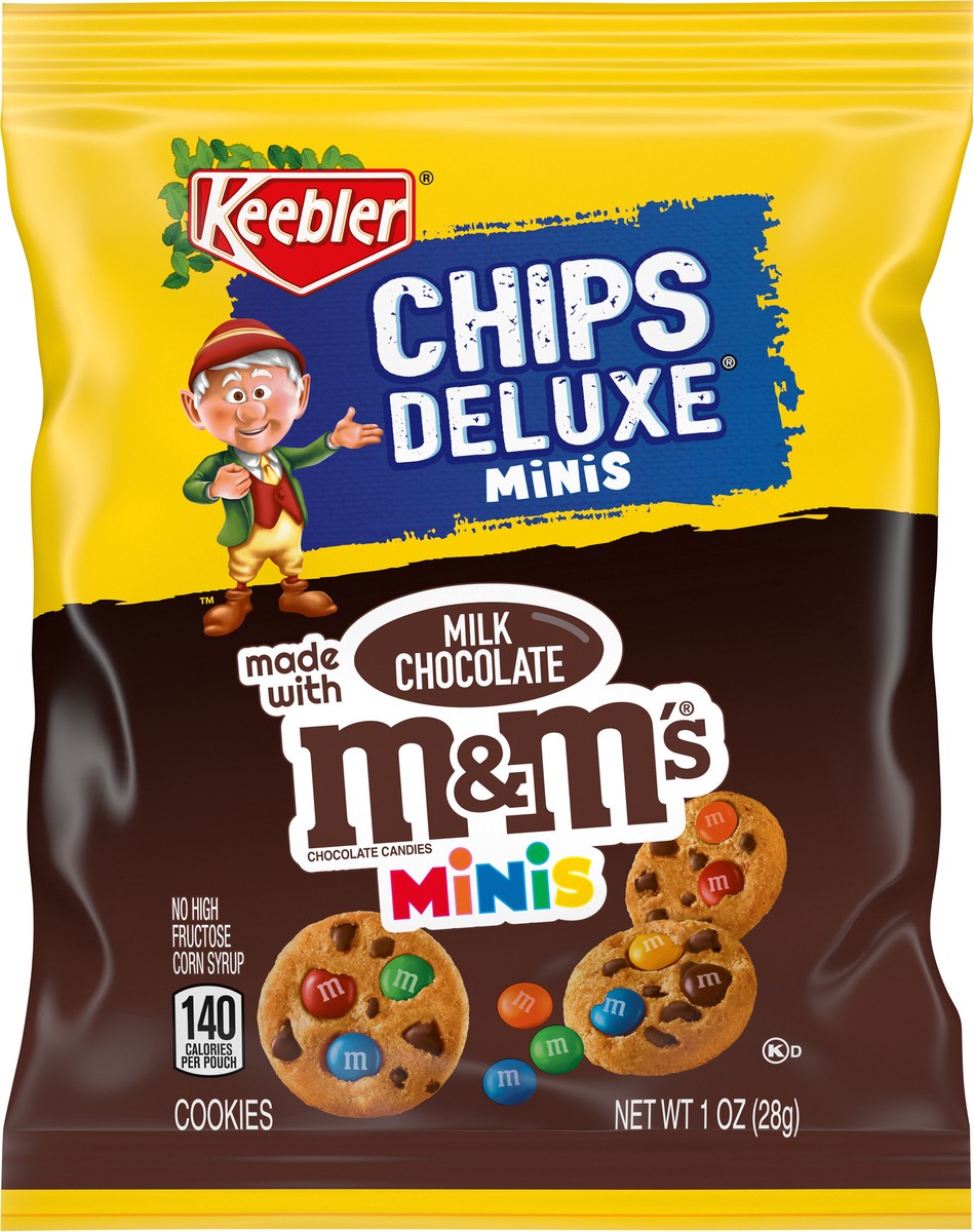 slide 12 of 13, Keebler Brands 06314 152868 OTG Chips Deluxe M&M Minis PCH Everyday 1oz No PMT, 1 oz