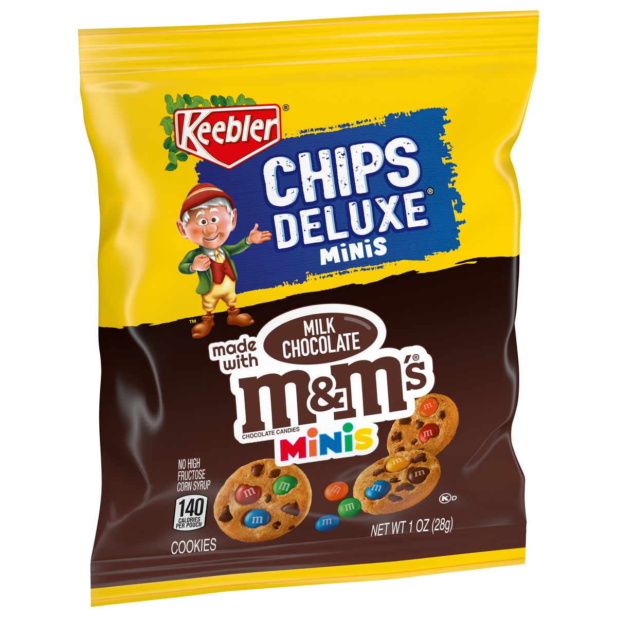 slide 10 of 13, Keebler Brands 06314 152868 OTG Chips Deluxe M&M Minis PCH Everyday 1oz No PMT, 1 oz