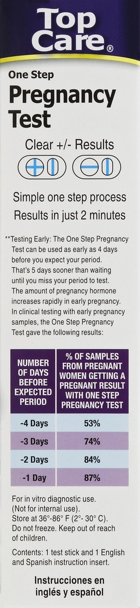 slide 3 of 6, One Step Pregnancy Test, 1 ct