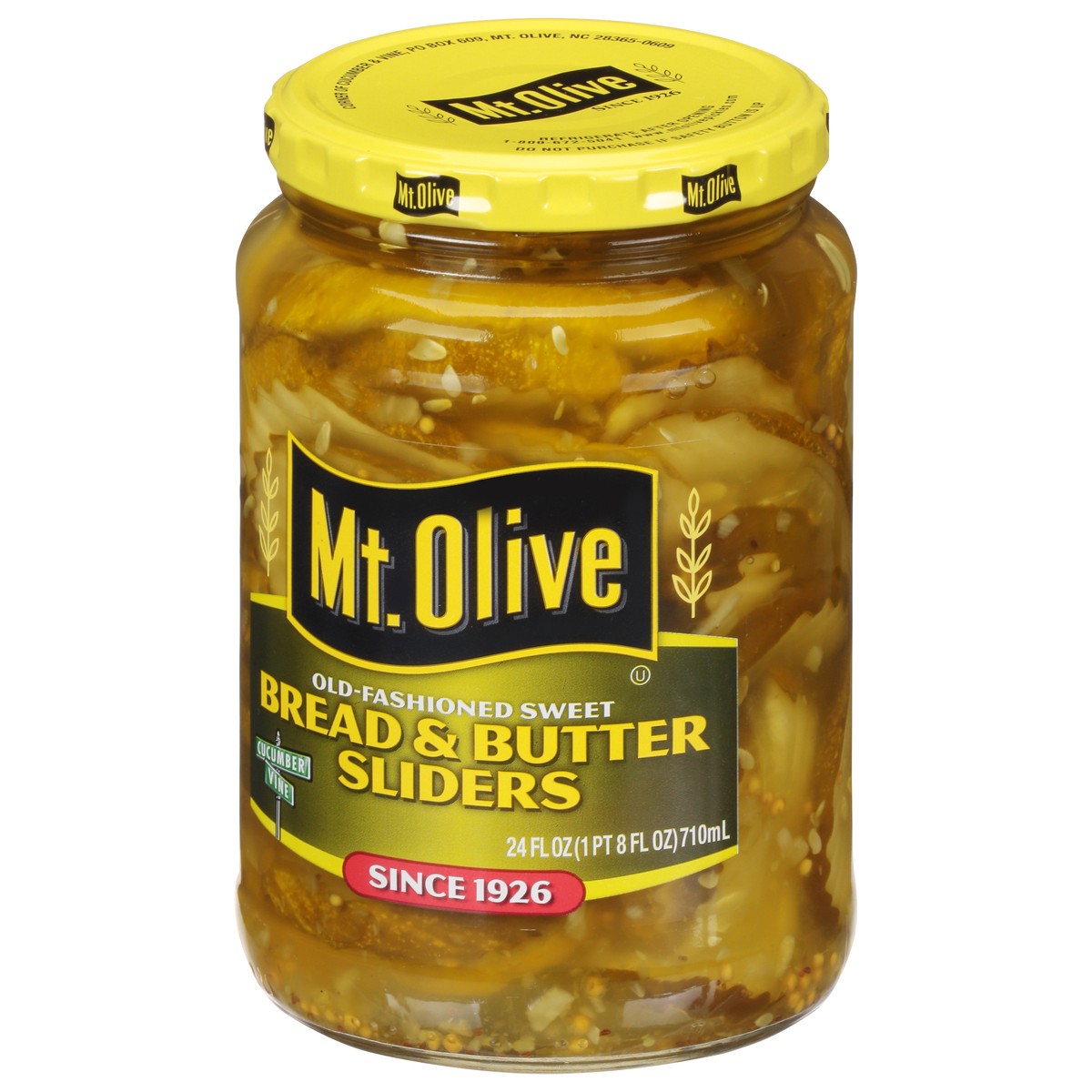 slide 4 of 13, Mt. Olive Old-Fashioned Sweet Bread & Butter Sliders 24 fl oz, 24 fl oz