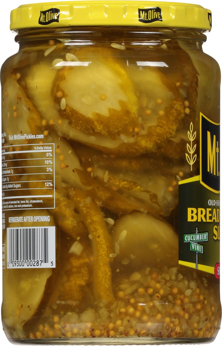 slide 5 of 13, Mt. Olive Old-Fashioned Sweet Bread & Butter Sliders 24 fl oz, 24 fl oz