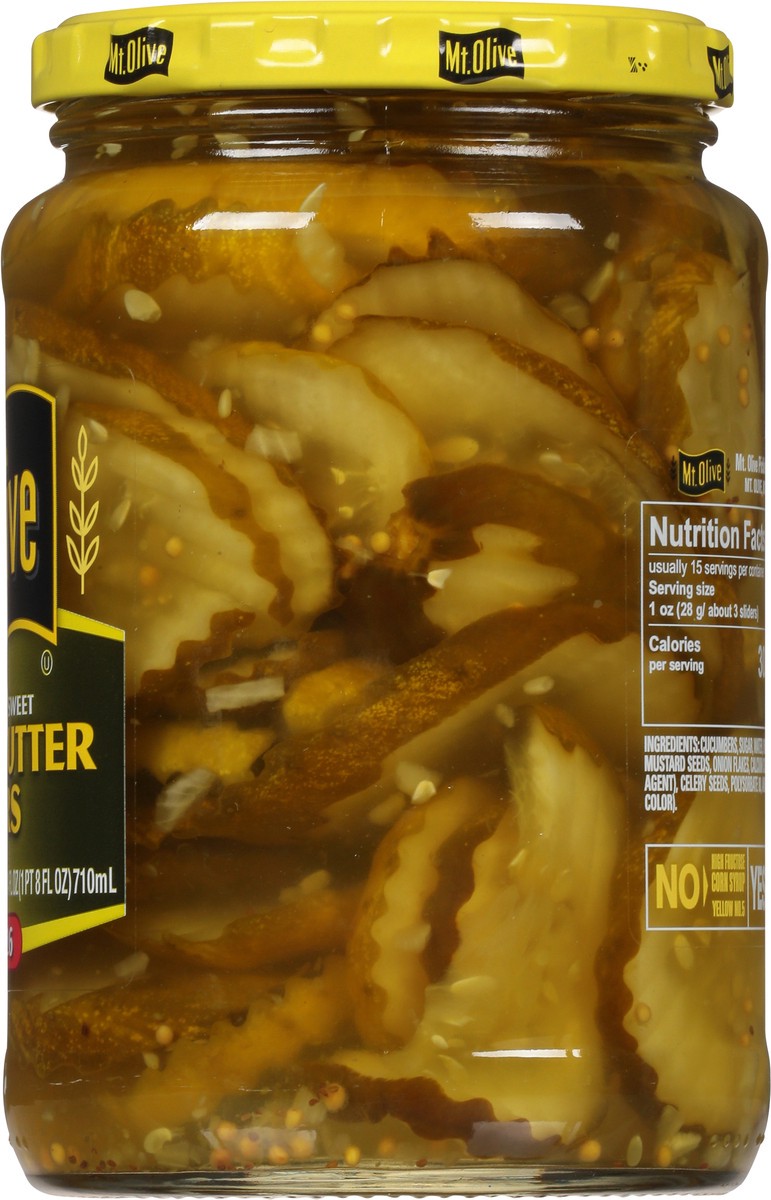 slide 9 of 13, Mt. Olive Old-Fashioned Sweet Bread & Butter Sliders 24 fl oz, 24 fl oz