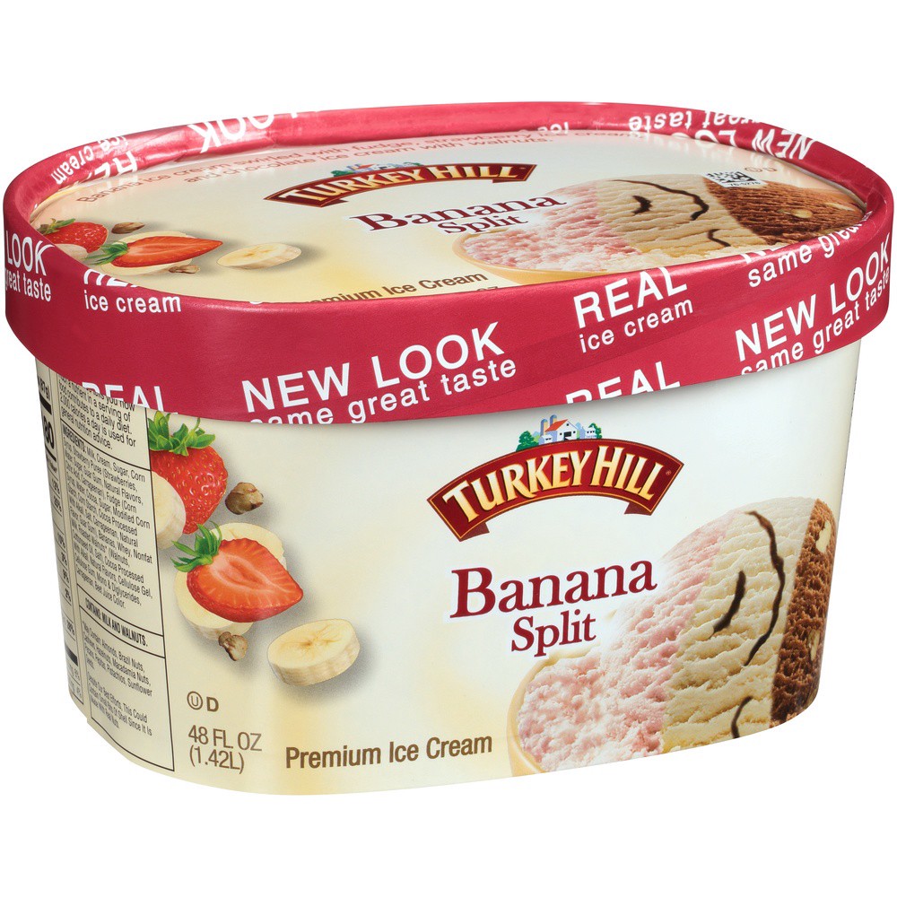 slide 4 of 8, Turkey Hill Banana Split, 48 fl oz