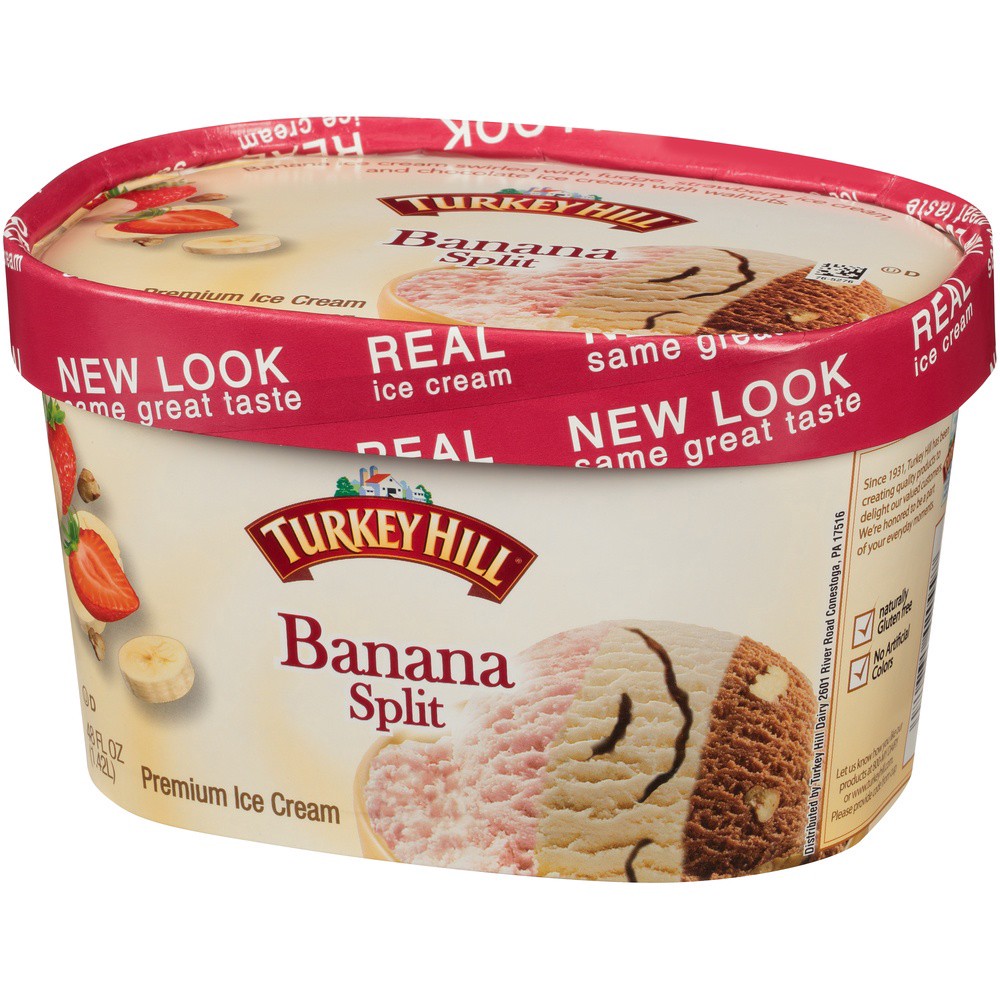 slide 7 of 8, Turkey Hill Banana Split, 48 fl oz