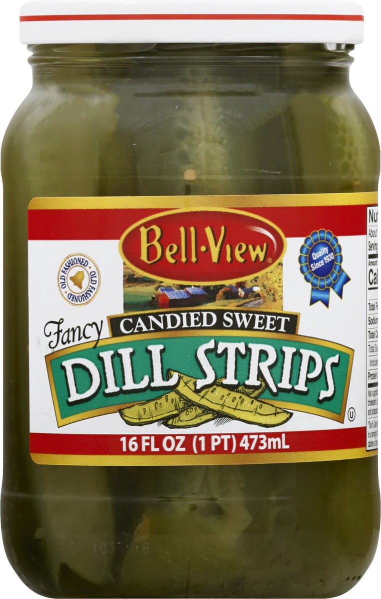 slide 3 of 12, Bell-View Fancy Candied Sweet Dill Strips 16 oz, 16 oz