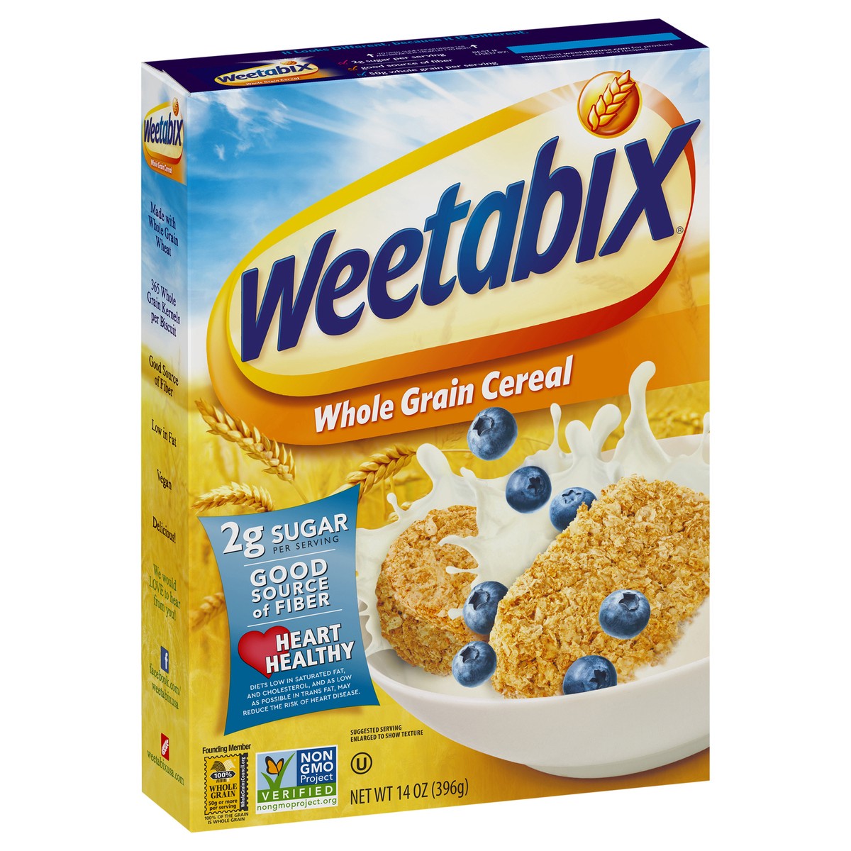 slide 6 of 14, Weetabix Biscuits Whole Grain Cereal, 14 OZ Box, 14 oz