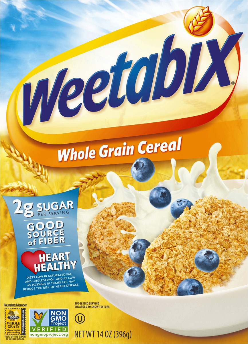 slide 3 of 14, Weetabix Biscuits Whole Grain Cereal, 14 OZ Box, 14 oz