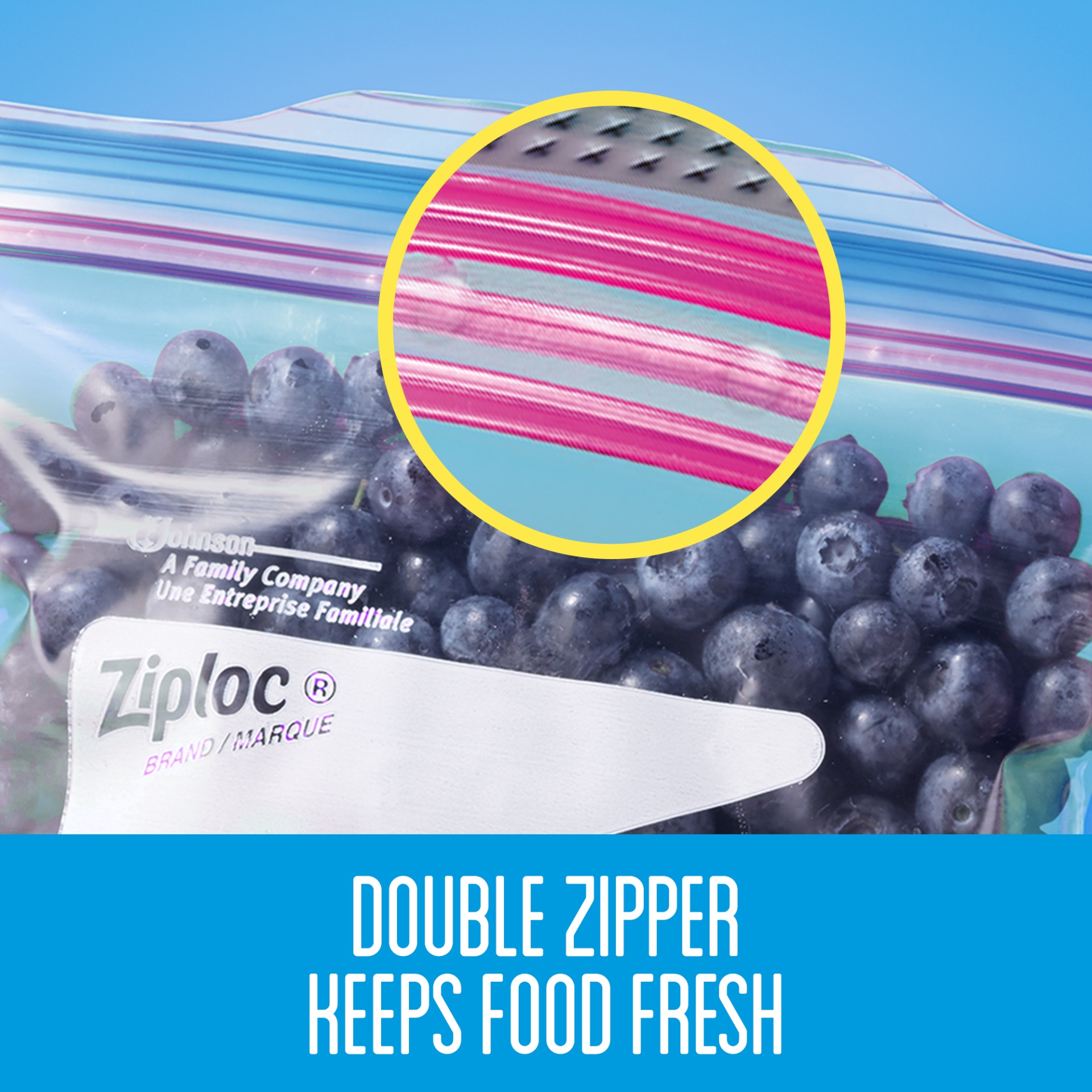 slide 7 of 7, Ziploc Freezer Bags Double Zipper Gallon Value Pack, 28 ct