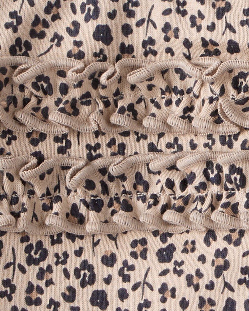 slide 4 of 5, Carter's Baby Girl 3-Piece Cheetah Print Long-Sleeve Bodysuit & Pant Set Multi 12M, 3 pc