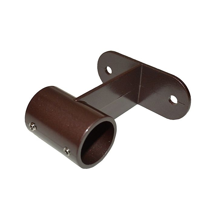 slide 1 of 1, Versailles Home Fashions Ceiling Mount Joiner for Indoor/Outdoor Curtain Rod - Espresso, 1 ct