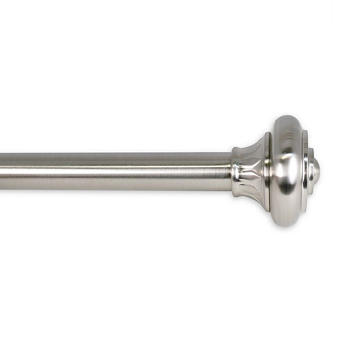 slide 1 of 3, Versailles Home Fashions Lexington Royale 48 to Adjustable Curtain Rod - Pewter, 86 in