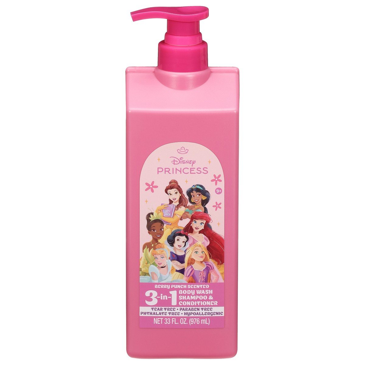 slide 1 of 13, Disney Princess 3-in-1 Body Wash Shampoo & Conditioner, 33 fl oz, 33 fl oz