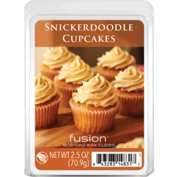 Fusion Scented Wax Cubes Snickerdoodle Cupcakes