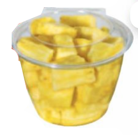 slide 1 of 1, Pineapple Chunks, 10 oz