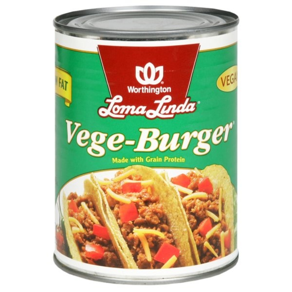 slide 1 of 1, Loma Linda Vegeburger 1, 19 oz