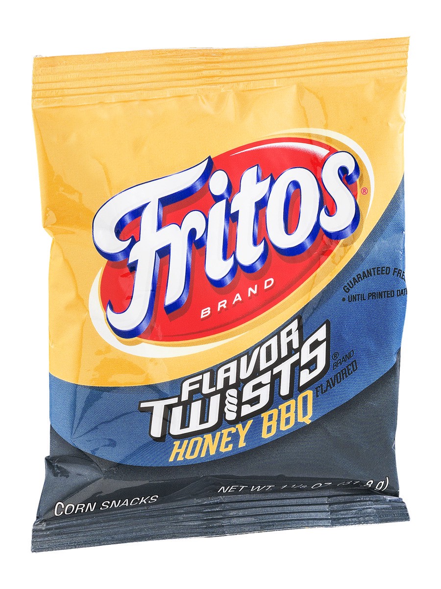 slide 3 of 9, Fritos Flavor Twists Corn Snacks Honey BBQ 1 1/8 Oz, 1.13 oz