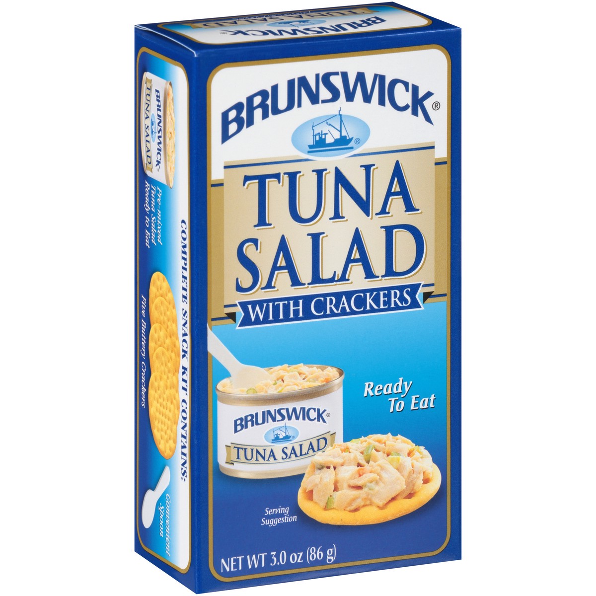 slide 6 of 9, Brunswick Rte Tuna Salad Kit, 3 oz