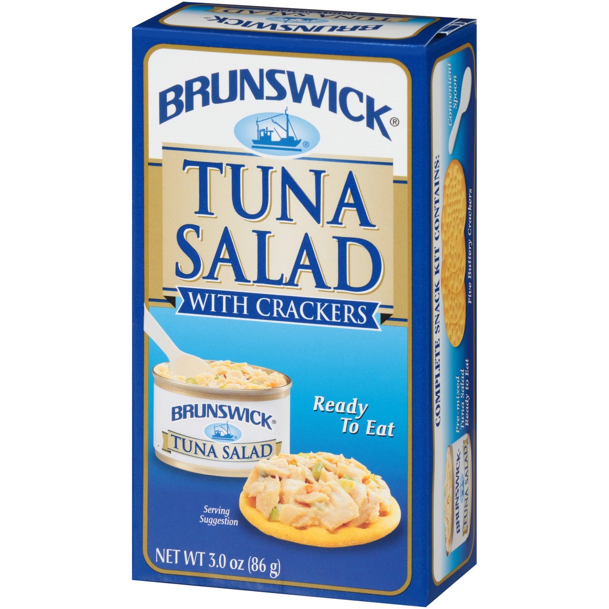 slide 7 of 9, Brunswick Rte Tuna Salad Kit, 3 oz