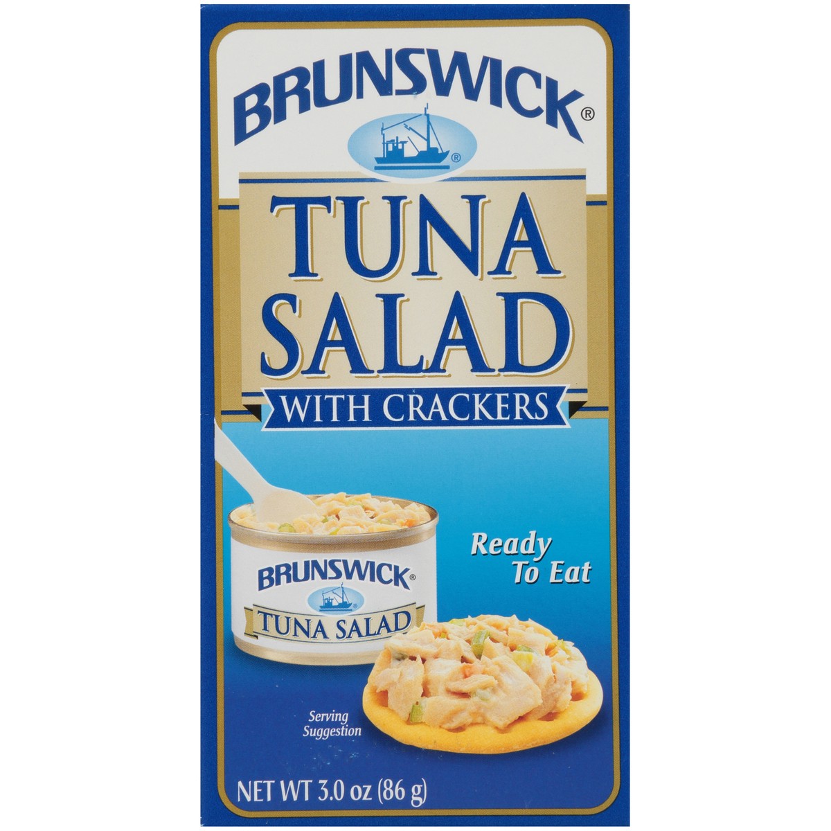slide 3 of 9, Brunswick Rte Tuna Salad Kit, 3 oz