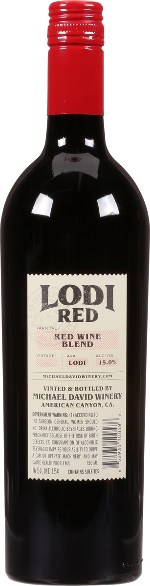 slide 8 of 9, Michael David Lodi Red, 750 ml