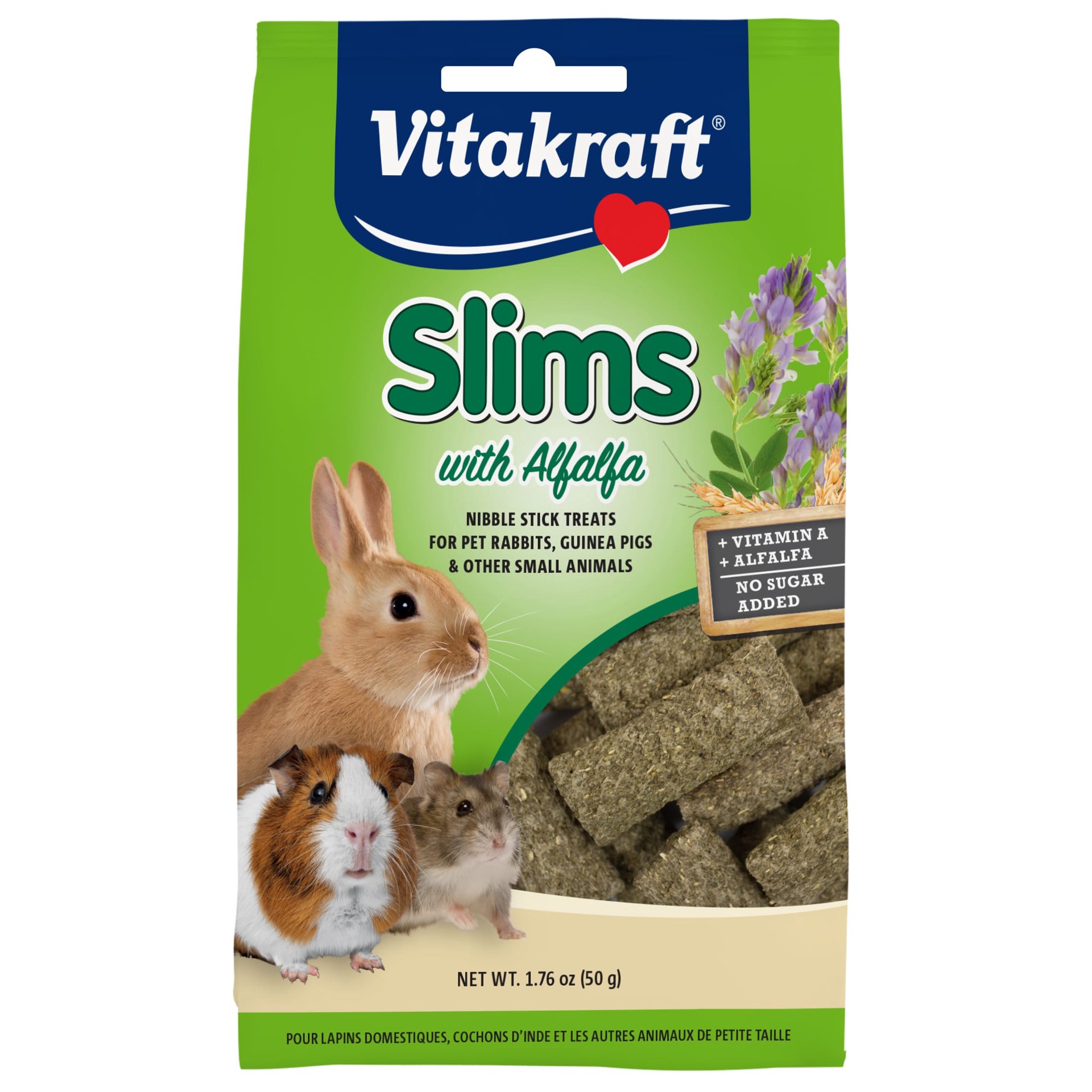 slide 1 of 2, Vitakraft Slims With Alfalfa, 8.8 oz