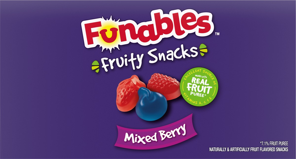 slide 8 of 9, Funables 05487 159513 Mixed Berry Funiverse Fruity Snacks 40ct, 40 ct, 0.8 oz