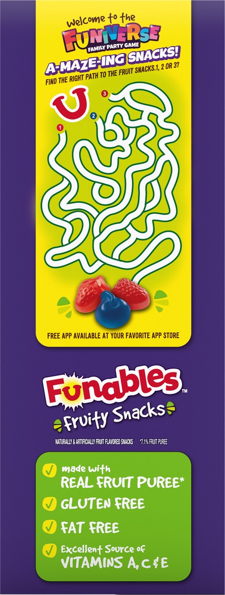 slide 6 of 9, Funables 05487 159513 Mixed Berry Funiverse Fruity Snacks 40ct, 40 ct, 0.8 oz