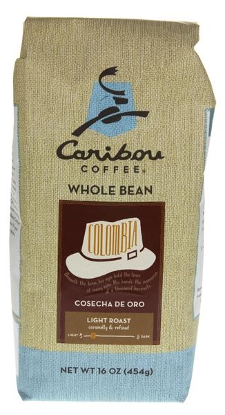 slide 1 of 1, Caribou Coffee Whole Bean Colombia Cosecha De Oro Light Roast Coffee - 16 oz, 16 oz