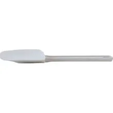 Winco White Bowl Shaped Spatula - 10"