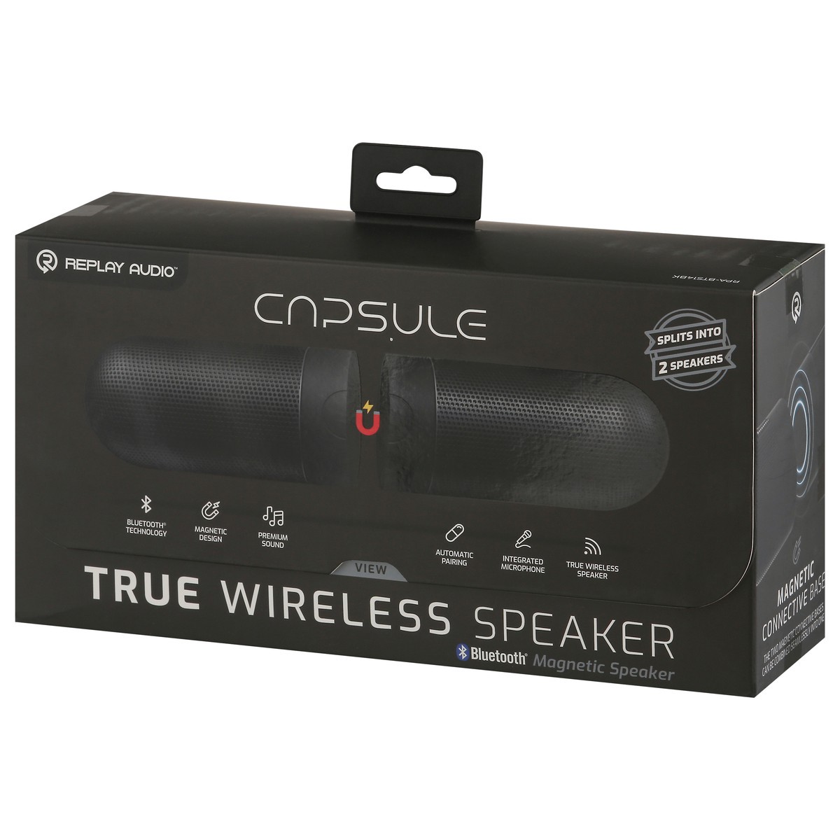 slide 7 of 12, Replay Audio Capsule Bluetooth Magnetic True Wireless Speaker 1 ea, 1 ct