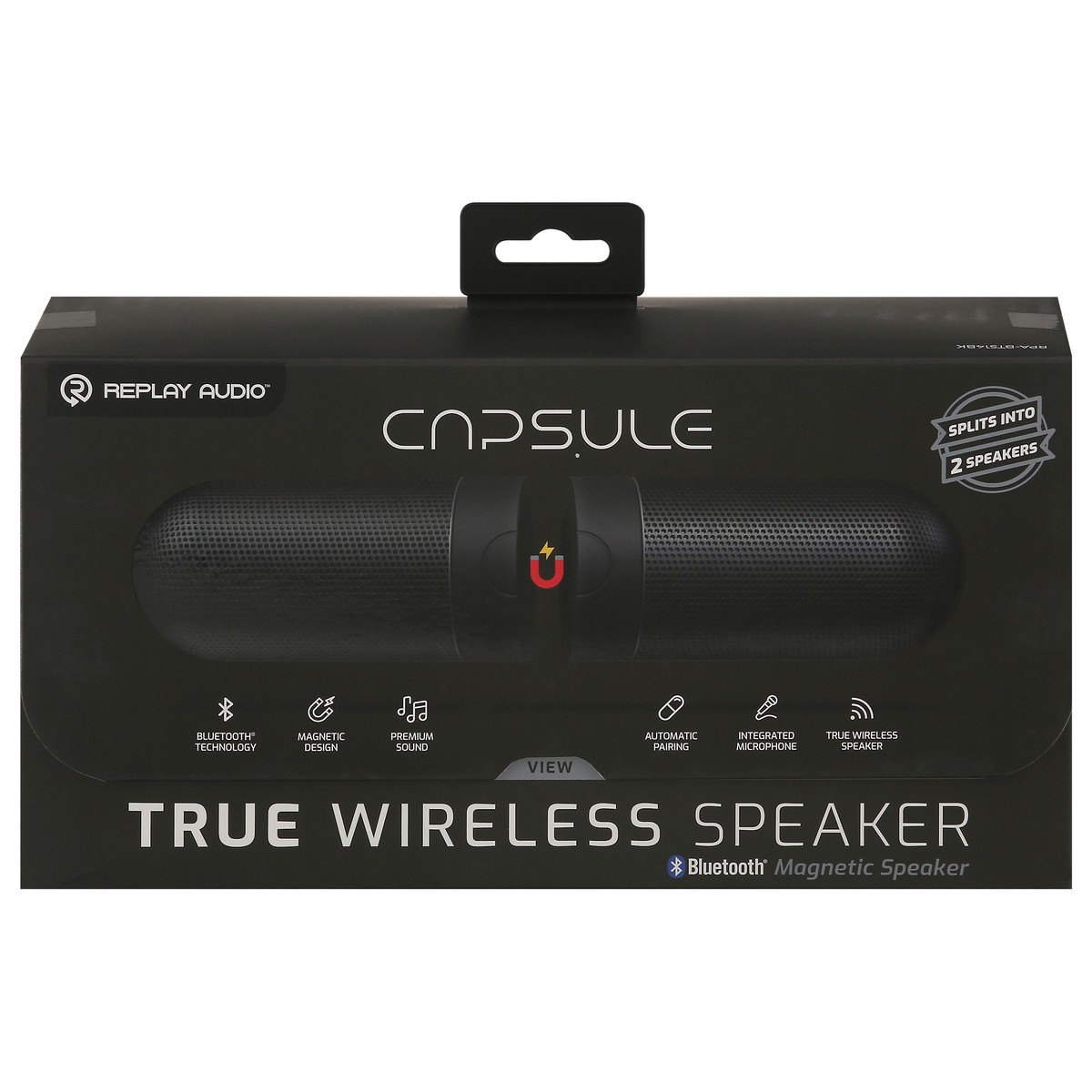 slide 10 of 12, Replay Audio Capsule Bluetooth Magnetic True Wireless Speaker 1 ea, 1 ct
