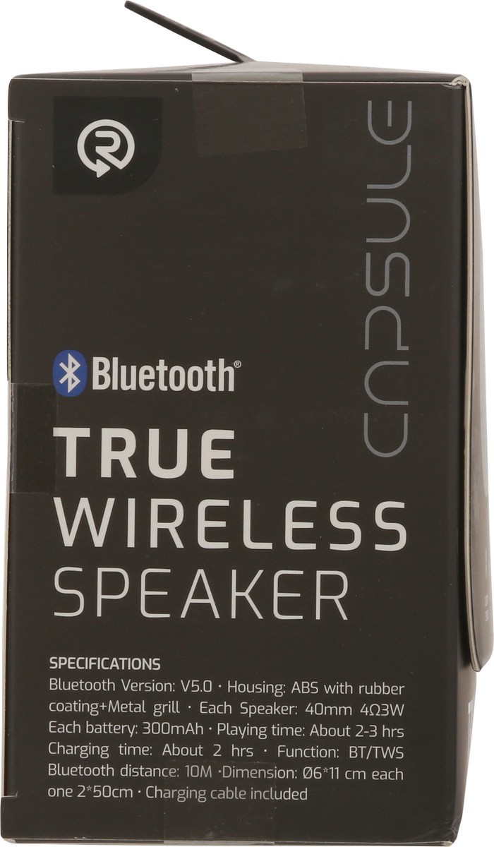 slide 11 of 12, Replay Audio Capsule Bluetooth Magnetic True Wireless Speaker 1 ea, 1 ct
