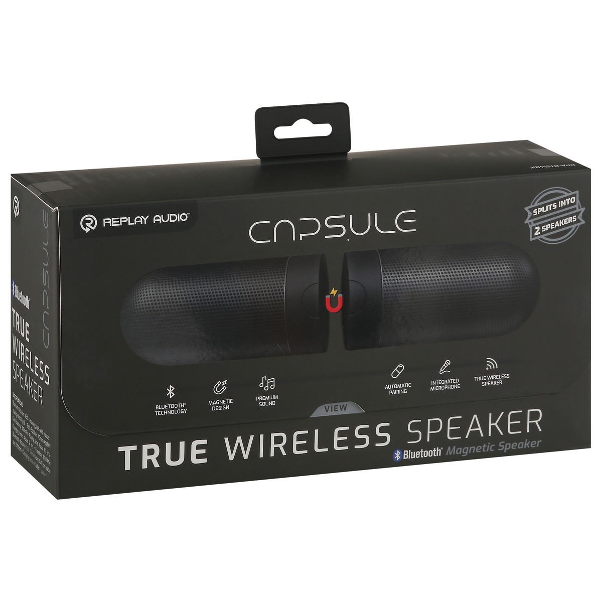 slide 6 of 12, Replay Audio Capsule Bluetooth Magnetic True Wireless Speaker 1 ea, 1 ct