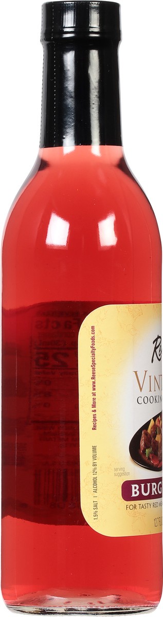 slide 7 of 9, Reese Vintage Burgundy Cooking Wine 12.7 fl oz, 12.7 fl oz