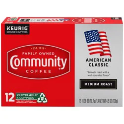 Community Coffee Coffee, American Classic, Medium Roast, K-Cup Pods